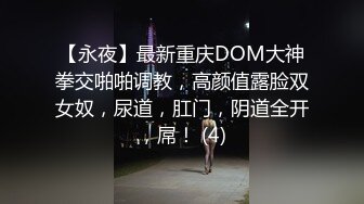 【永夜】最新重庆DOM大神拳交啪啪调教，高颜值露脸双女奴，尿道，肛门，阴道全开，屌！ (4)