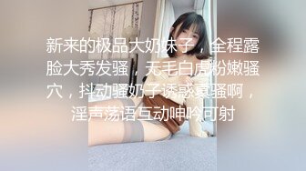 新来的极品大奶妹子，全程露脸大秀发骚，无毛白虎粉嫩骚穴，抖动骚奶子诱惑真骚啊，淫声荡语互动呻吟可射