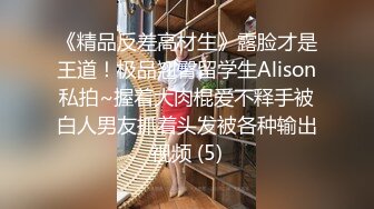 《精品反差高材生》露脸才是王道！极品翘臀留学生Alison私拍~握着大肉棍爱不释手被白人男友抓着头发被各种输出视频 (5)