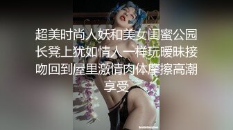 超美时尚人妖和美女闺蜜公园长凳上犹如情人一样玩暧昧接吻回到屋里激情肉体摩擦高潮享受