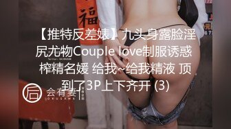 【推特反差婊】九头身露脸淫尻尤物Couple love制服诱惑 榨精名媛 给我~给我精液 顶到了3P上下齐开 (3)