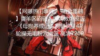 【网曝热门事件❤️铂金重磅】青羊区闷骚人妻调教终极版《母狗养成记》狗链疯狂4P轮操无毛粉穴嫩逼 高清720P版