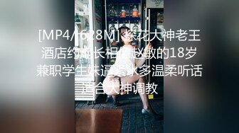 [MP4/ 628M] 探花大神老王酒店约炮长相像赵敏的18岁兼职学生妹逼紧水多温柔听话适合大神调教