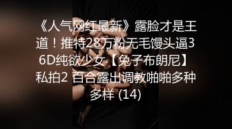 《人气网红最新》露脸才是王道！推特28万粉无毛馒头逼36D纯欲少女【兔子布朗尼】私拍2 百合露出调教啪啪多种多样 (14)